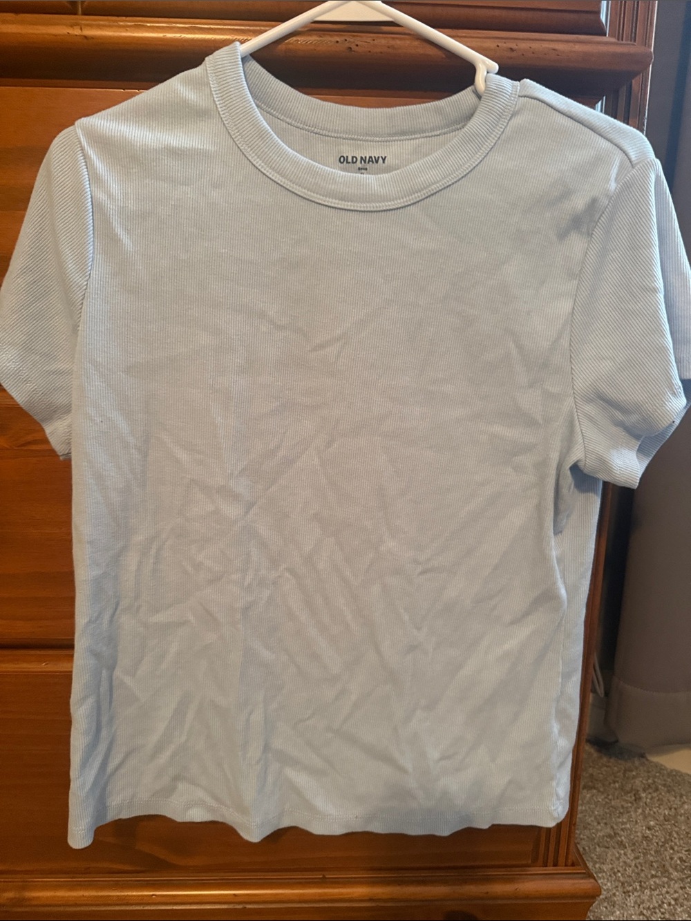 Old Navy Women’s Pale Blue Crewneck Short Sleeve Tee